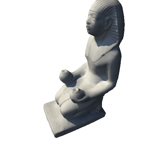 Egyptian Figure 3 Low poly